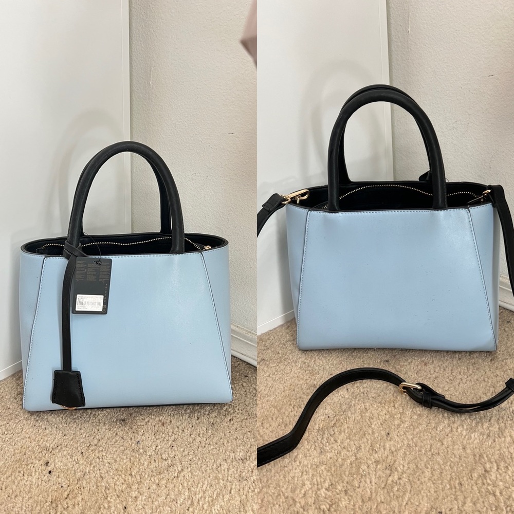 Baby blue purse